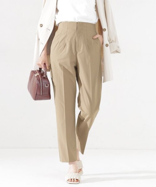 多機能ツイル センタープレスダーツパンツ