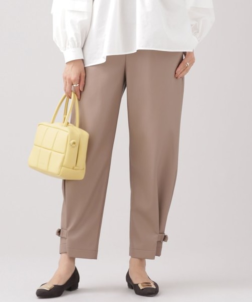 ヴィーガンレザー パンツ(セットアップ可)