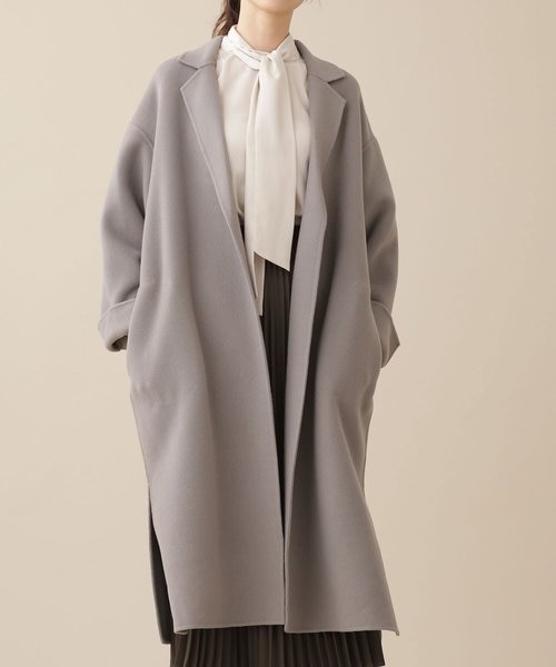 LA TORRE ダブルフェイスワイドテーラーコート｜ナノ・ユニバースの