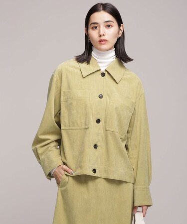 アウトポケットコーデュロイブルゾン