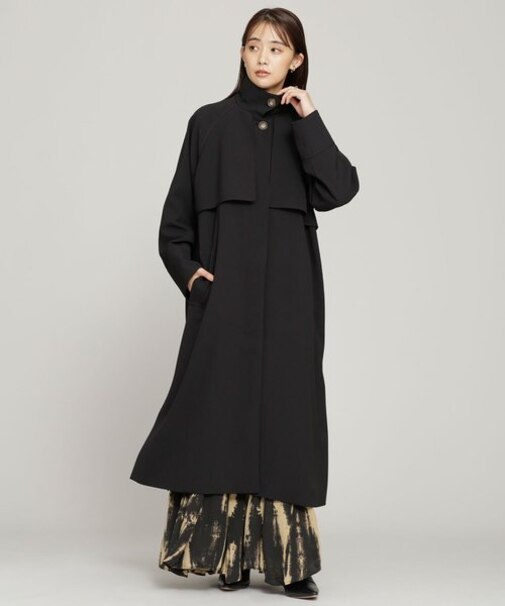 ダブルクロスロングコート