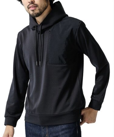 ：リバースナッピングプルフーディー