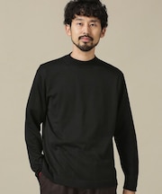 ［JAL×AXF×NU］シルクモックネックJAPANニット