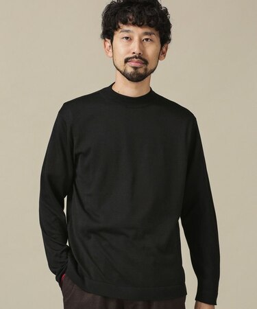 ［JAL×AXF×NU］シルクモックネックJAPANニット