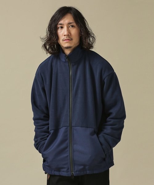 ogawa別注 難燃フリースドッキングブルゾン｜ナノ・ユニバースの通販