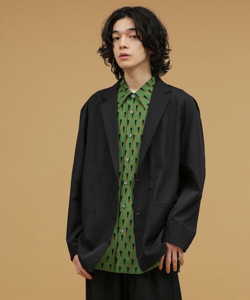 Rest & Reaction ブラック ラグランスリーブ ジャケット Rest & Reaction ブラック ラグランスリーブ ジャケット - メルカリ