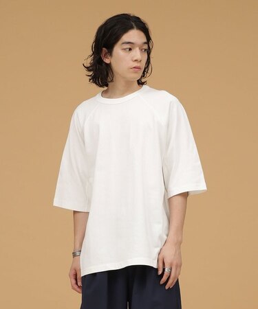 LB.03／ガゼットラグランクルーネックTシャツ｜ナノ・ユニバースの通販 