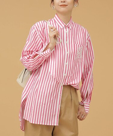 LB.03／イニシャルエンブロイダリービッグシャツ 長袖