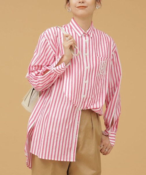 LB.03／イニシャルエンブロイダリービッグシャツ 長袖