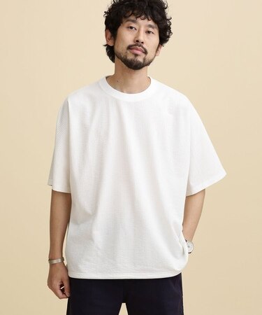 LB.04/シルケットサッカーワイドTシャツ
