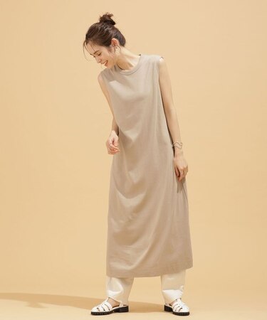 LB.03／Anti Soaked 汗染み防止 ワンピース ノースリーブ