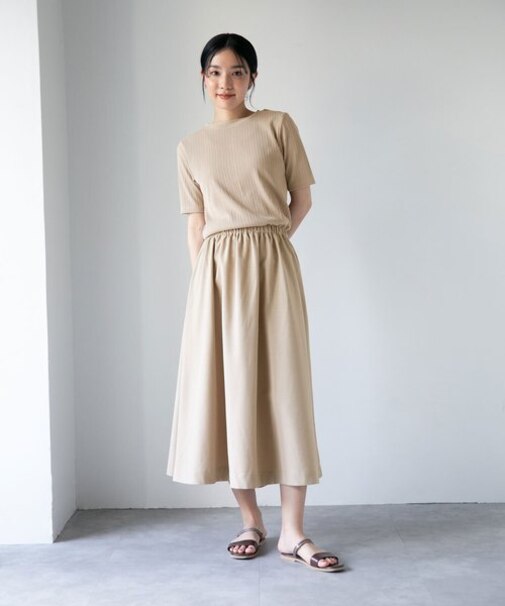 LB.04／リブカットドッキングワンピース