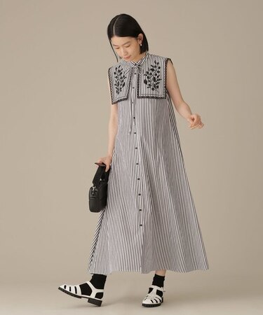 LB.03／エンブロイダリーフレアワンピース