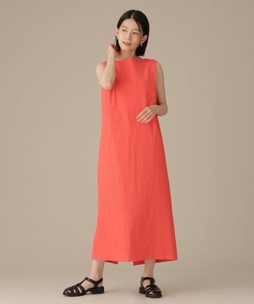 LB.03／タックデザイン ノースリーブワンピース