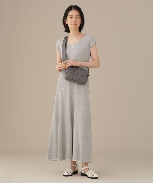 LB.03／ワッフルフィット&フレアワンピース
