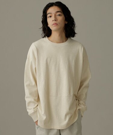 LB.03／スラブ天竺Tシャツ 長袖