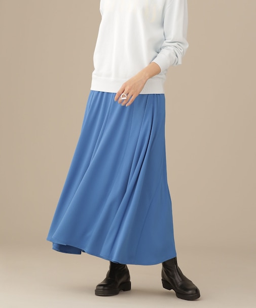 LB.03／エスカルゴ切り替えサテンスカート