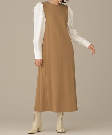 LB.03／前後2WAY布帛ドッキングワンピース