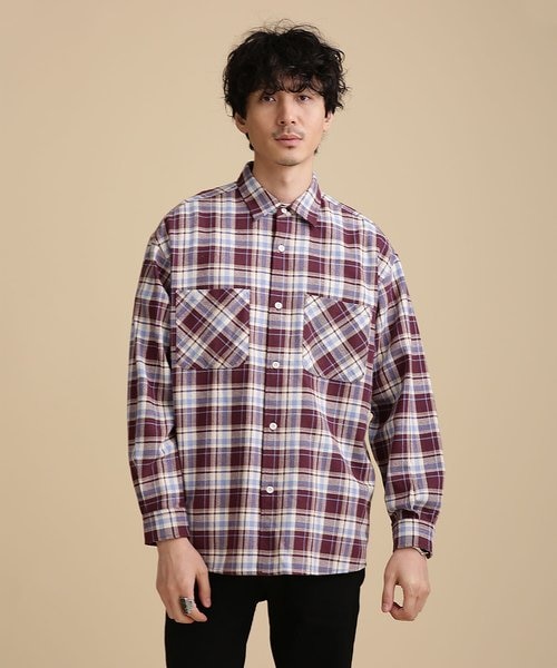 LB.04／ヘビーツイルチェックシャツ｜ナノ・ユニバースの通販｜&mall