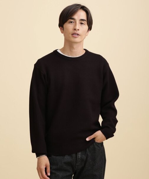 LB.04／ハニカムカノコリラックスニット