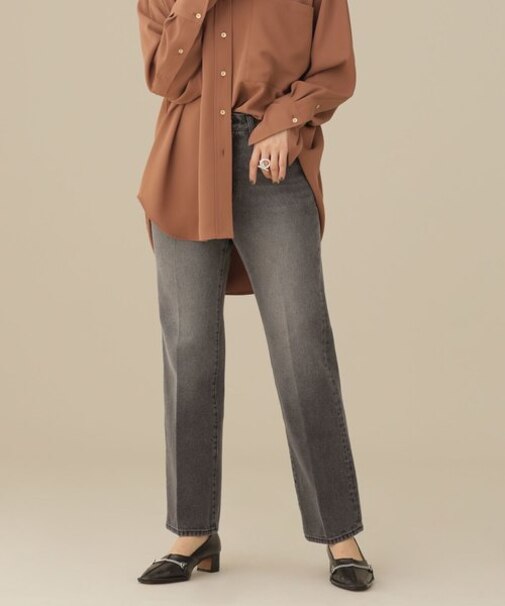 LB.03／セミフレアデニムパンツ