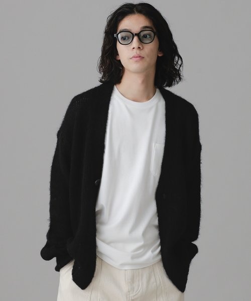 nagonstans back flare cardigan 黒 M - メルカリ なお様専用 三人称