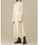 casa fline／ハイネックタックイレヘムドレス