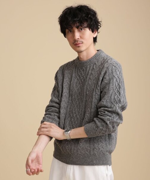 LB.04／ジャズネップケーブルニット