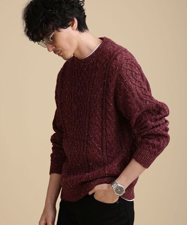 LB.04／ジャズネップケーブルニット