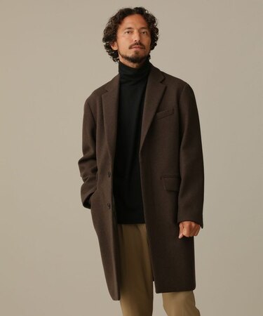 LB.03／SUPER140'Sダブルメルトンチェスターフィールドコート