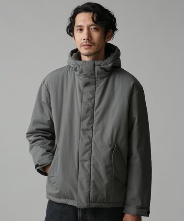 LB.04／中綿ミリタリーフードブルゾン