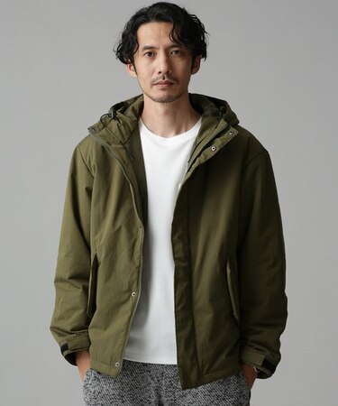 LB.04／中綿ミリタリーフードブルゾン