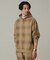 LB.04／総柄チェックスウェットパーカー