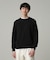 LB.04／WEB限定 12Gストレッチクルーネックニット 