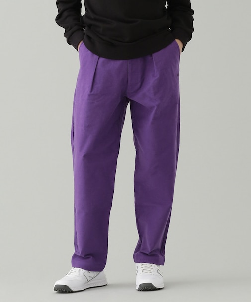 モールスキンタックパンツ／オーバーサイズ