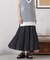 LB.03／シャーリングギャザーティアードスカート