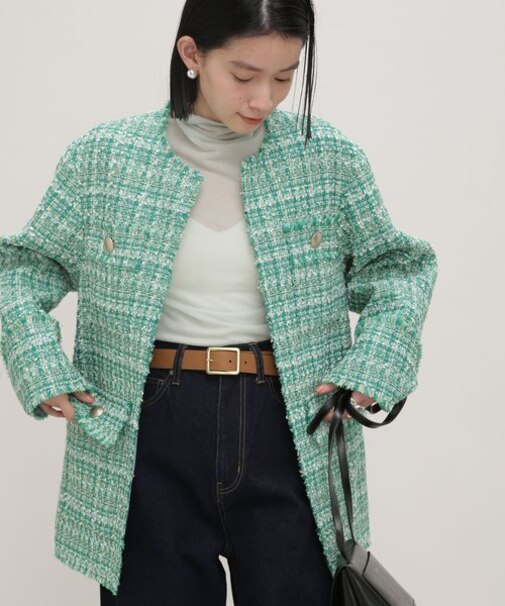 LB.03／梨地シアータートルカットトップス