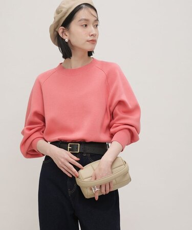 LB.03／フォルムスリーブニットプルオーバー