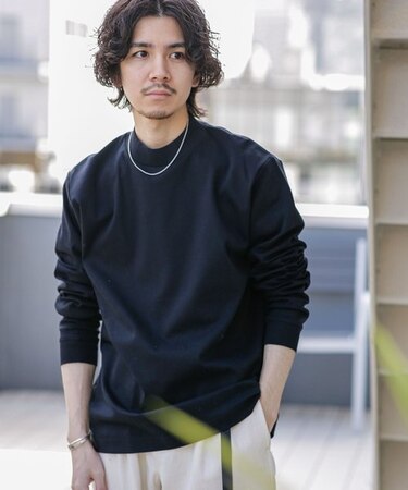 LB.04／アンチスメルモックネックTシャツ 長袖