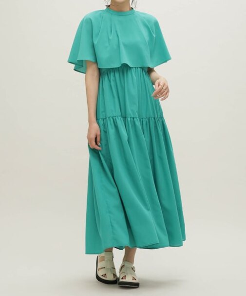 LB.03／ケープブラウス＋ティアードワンピースセット