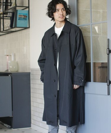 LB.04／WEB限定 ステンカラーオーバーコート