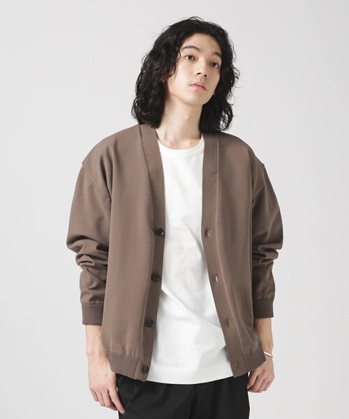 LB.03／ソロナスムースVネックカーディガン｜ナノ・ユニバースの通販