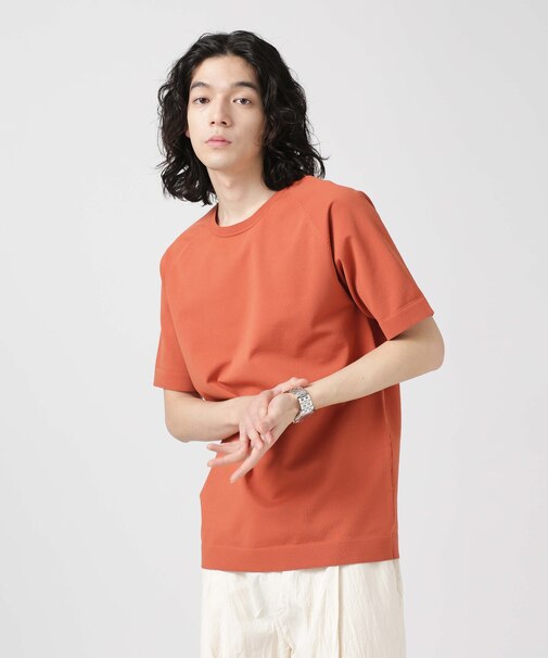 LB.03／SOLOTEXマルチファンクションクルーネックニット／半袖