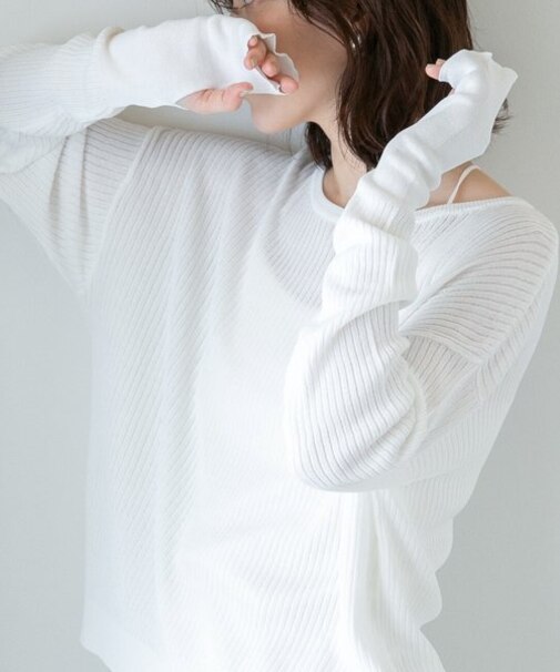 LB.04／フィンガーホールシアーニット