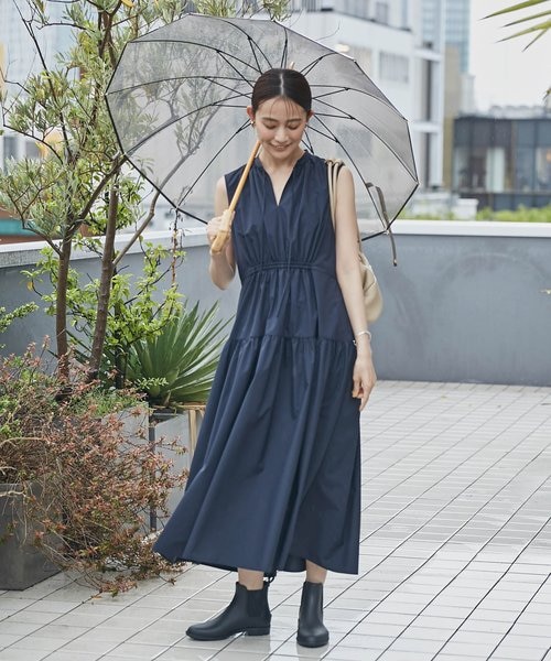 LB.03／MINOTECH(R) 撥水ギャザーワンピース｜ナノ・ユニバースの通販