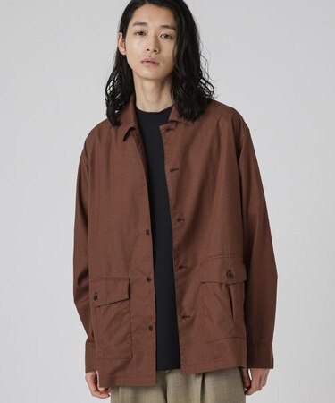 LB.03／ウォッャブルリネンカバーオールジャケット