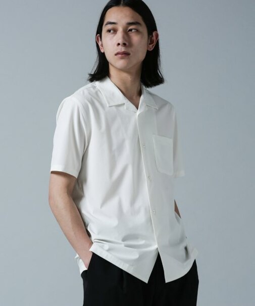 LB.04／｢Commonuse｣オープンカラースリムシャツ