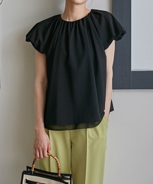 LB.03／バルーンスリーブレイヤードブラウス