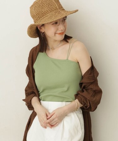 LB.04／カップ付アシンメトリータンクトップ