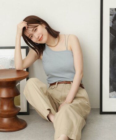 LB.04／カップ付アシンメトリータンクトップ